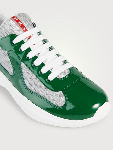 prada americas cup patent leather